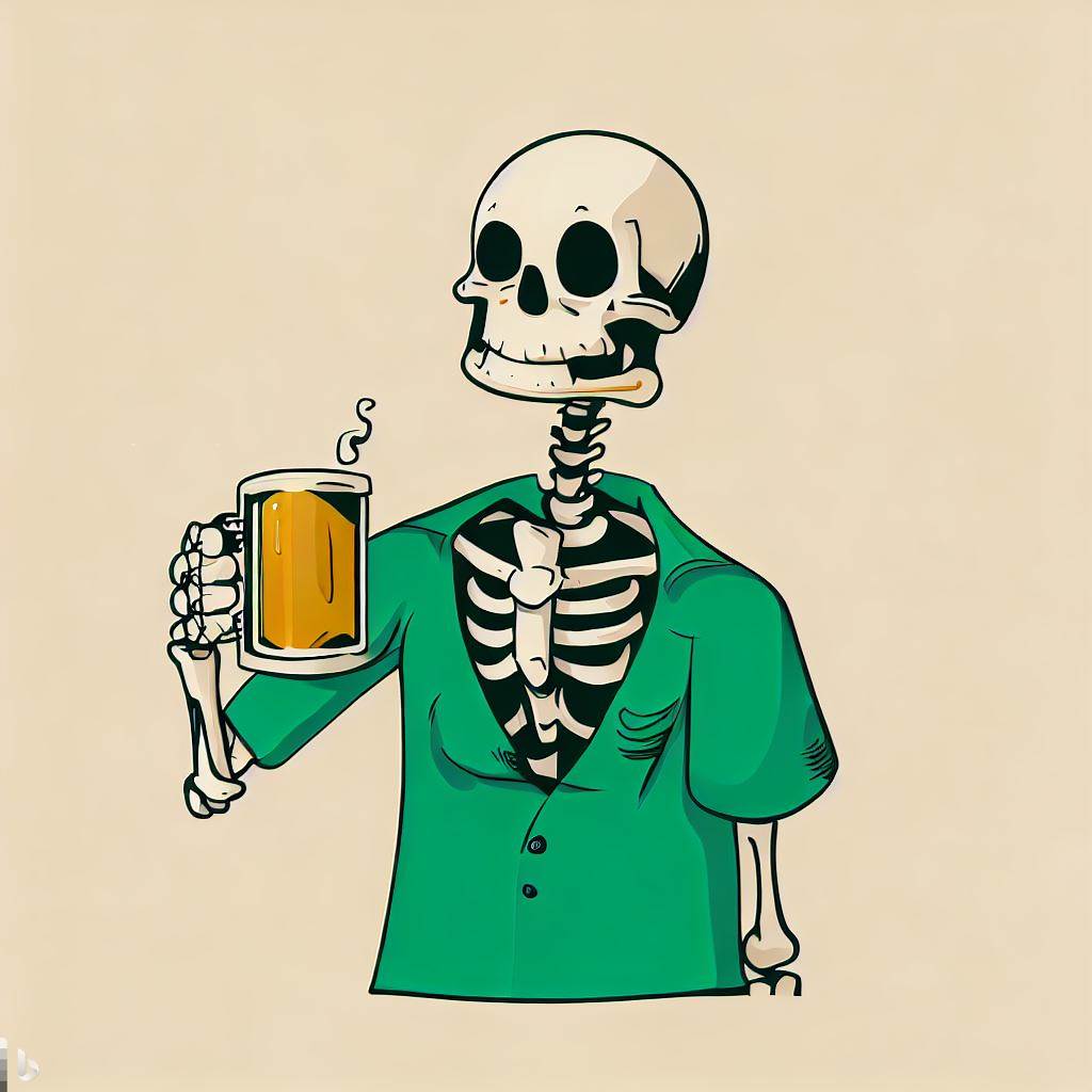 LoungeLassitud's tweet photo. Experience the new creative work concept with (Skeleton man) and redefine the traditional art! Own valuable artworks permanently on the revolutionary blockchain and join the new era of arts and cultural heritage #nft #art #creative_work #blockchain_technology #arts https://t.co/R69jhK3rlp