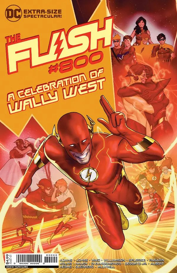 TheComicSource's tweet photo. WOW! @spacekicker #Pasarin (Fav Story!) @MarkWaid @ToddNauck @Williamson_Josh #DiGiandomenico @geoffjohns @ScottKolins @sispurrier @mikedeodato are at the top of their game celebrating Flash Plus will 'Cosmic Horror" Flash work? We break it all down! https://t.co/N9MXjszuhN https://t.co/wzu0rS5AOx
