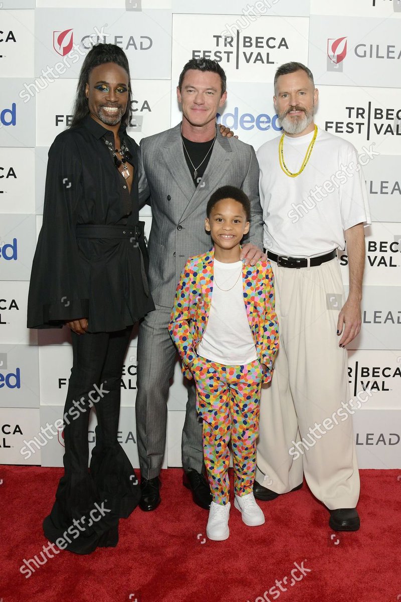 From shutterstock: 2023 Tribeca Festival, Portrait Studio, Day 4, New York, USA - 10 Jun 2023
Bill Oliver, Luke Evans, Christopher Woodley and Billy Porter
#lukeevans #thereallukeevans
#billyporter #oursonmovie 
#tribaca #Tribeca2023