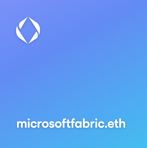 SatoshiStones's tweet photo. 🚨0.23 ETH🚨

MicrosoftFabric.eth🔥

https://t.co/eNjSRKH5aO

#unstoppabledomains #UDFam #NFTs #web3community #domainnames #Web3 #ensdomain #nft #domainsforsale #crypto #web3domain #PremiumDomains #OpenSeaMarket #ETH #Ethereum #EthereumNFTs #ENS #MicrosoftFabric #Microsoft #MATIC https://t.co/7hwAIYikzR