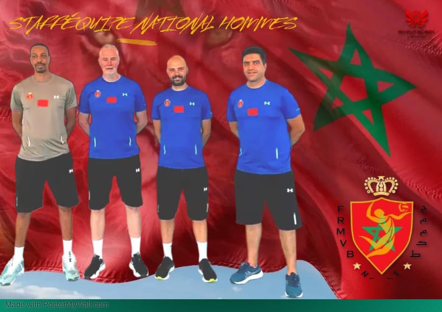 Staff of national team of Morocco 🇲🇦🇲🇦