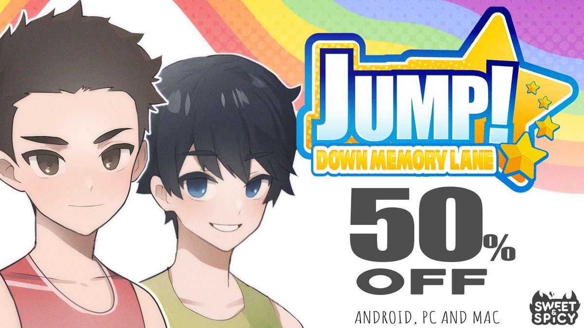 Ian_Tweets42's tweet photo. My friends @Sammy37867178 and @kauferloek made a game. It's gay, it's good, and it's on sale 50% off. 

There's also a free demo up. 

(very NSFW, erotic VN, I wouldn't normally post this stuff but the creators are good peoples)

https://t.co/YV08rTw6o2 https://t.co/pqgfPLIUmt