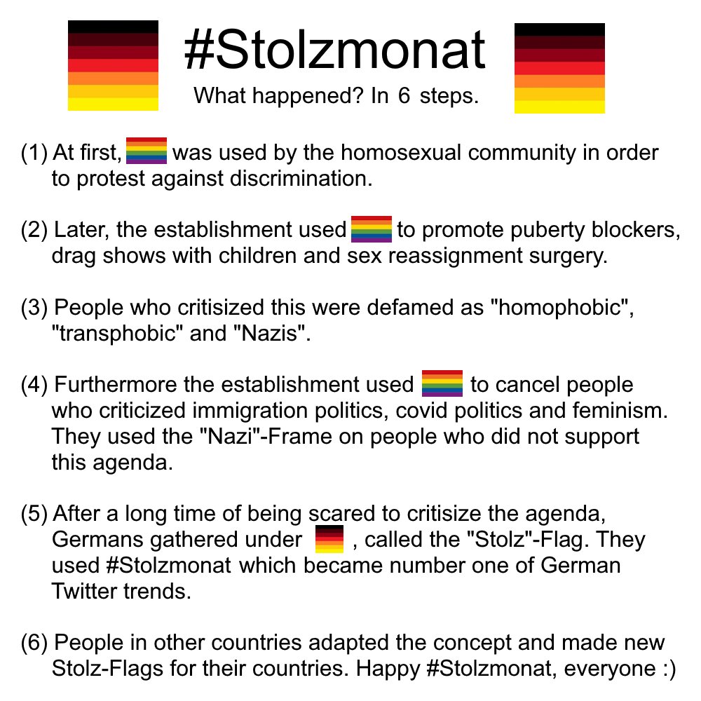 What happened? #Stolzmonat #Proudmonth #StolzStattPride #StolzStattScholz