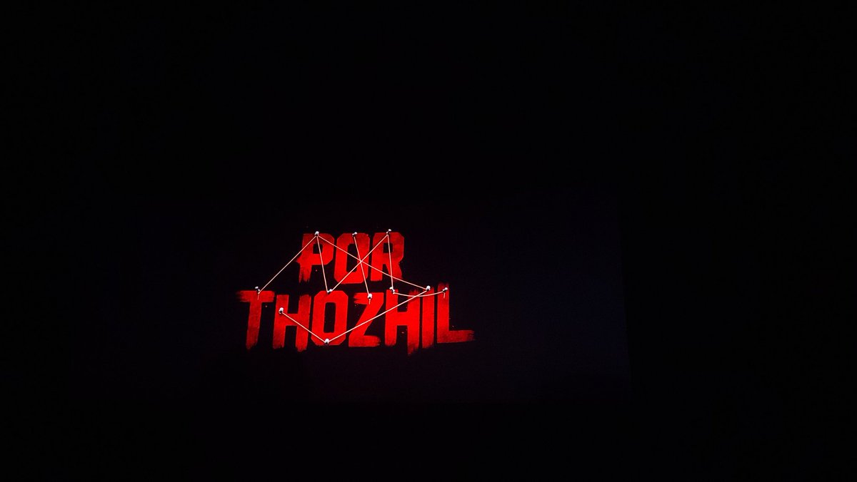#PorThozhil after some long gap, someone came with an aspect of out-and-out psycho thriller.