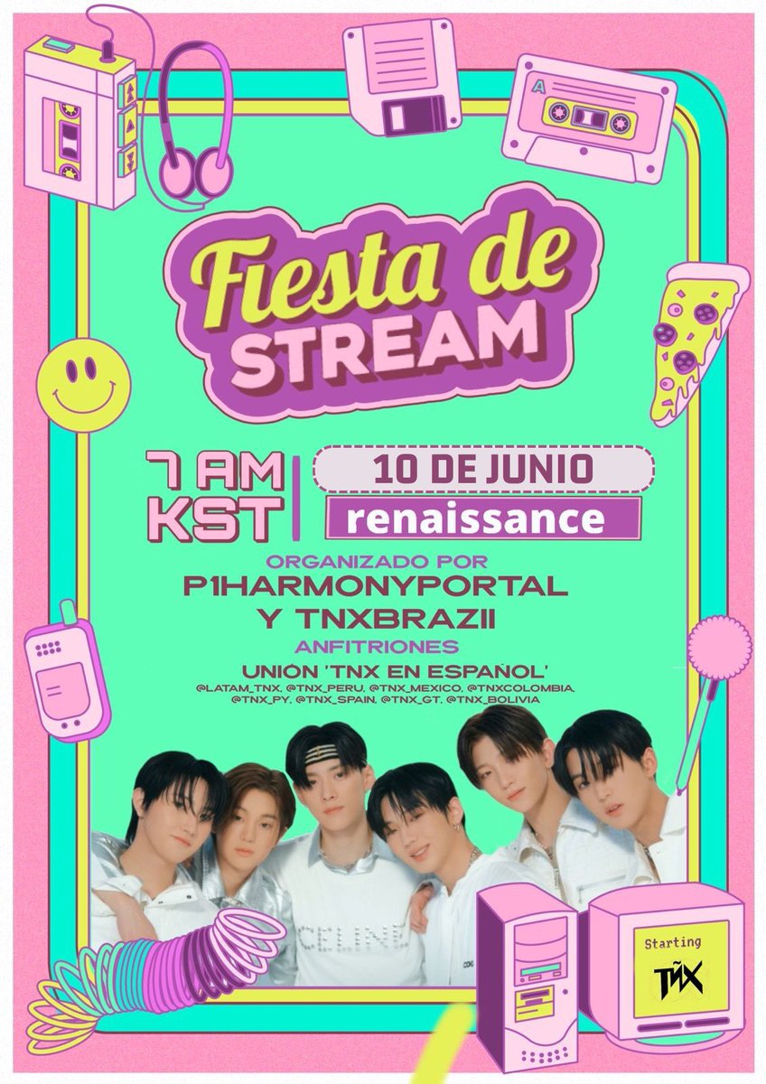 TNX_Mexico's tweet photo. ♦️ STREAMING PARTY en RENAISSANCE ♦️
Los miembros de la unión 'TNX EN ESPAÑOL' (TÑX) estaremos HOY nuevamente como anfitriones en el streaming party de @P1HarmonyPortal y @TNXBraziI.
⏰ - 7AM KST
NOTA: El enlace lo compartiremos más adelante.
#TNX #TheNewSix #더뉴식스 https://t.co/NjAAuxdMdp