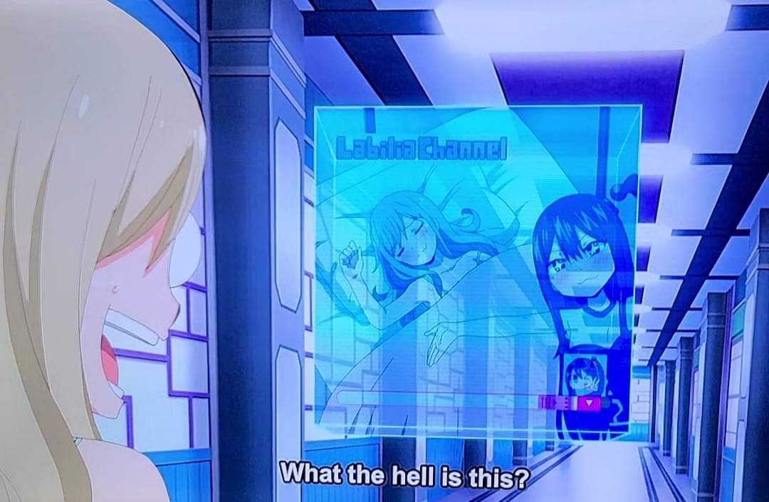 GundamStarForce's tweet photo. Rebecca Apologizes to Labilia Awww but when did she take secret vids of her sleeping lol she still rotten to a T 😅😅😅😅💙💙💙💙 

Edens Zero Season 2 Episode 11 highlights #EdensZero @EZPGWitch https://t.co/5Tz4jJ49cr
