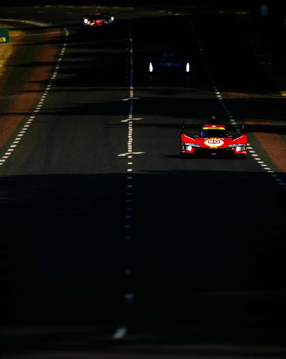6️⃣ Hour update - day turns into night

#️⃣5️⃣1️⃣ - P1
#️⃣5️⃣0️⃣ - P2

#LeMans24 🇫🇷 #LeMansCentenary #FerrariHypercar #WEC