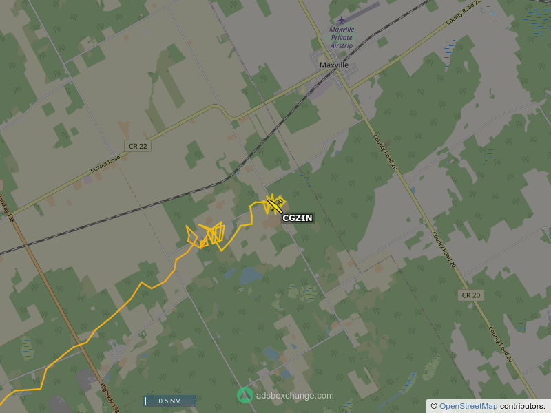 SkyCirclesYOW's tweet photo. C-GZIN, a Schempp-Hirth Discus 2, call sign CGZIN is circling over North Stormont at 6025 feet, speed 9 MPH, 0.5 miles from Munroe Branch https://t.co/bEefPAegD8 https://t.co/dLBf4CmSUv