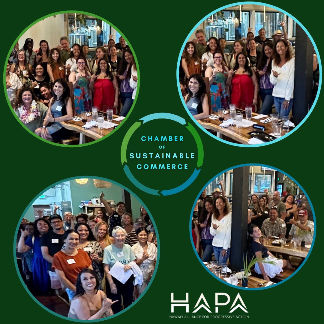 Mahalo Chamber of Sustainable Commerce for putting together such an amazing event on Kauaʻi!! Over 60+ businesses and community members came together! Amazing!!

Learn more here: chamberofsustainablecommerce.org