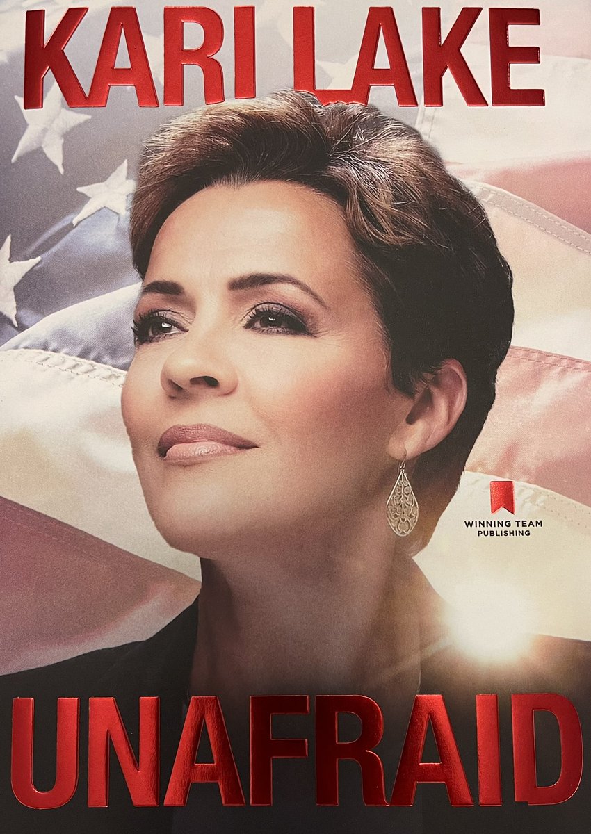 BenBergquam's tweet photo. Honored to get an advanced copy of @KariLake’s new book “Unafraid” from https://t.co/uITL3cGRFj. 
Stay tuned… June 27th! 
P.s. #KariWon! 

@RealAmVoice https://t.co/GyuFVWxM6d
