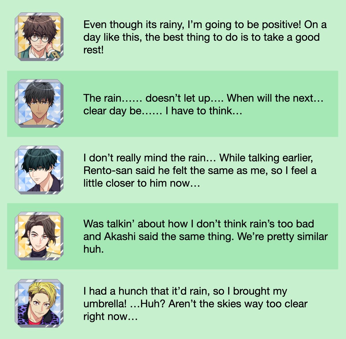 backstage crew's lines!