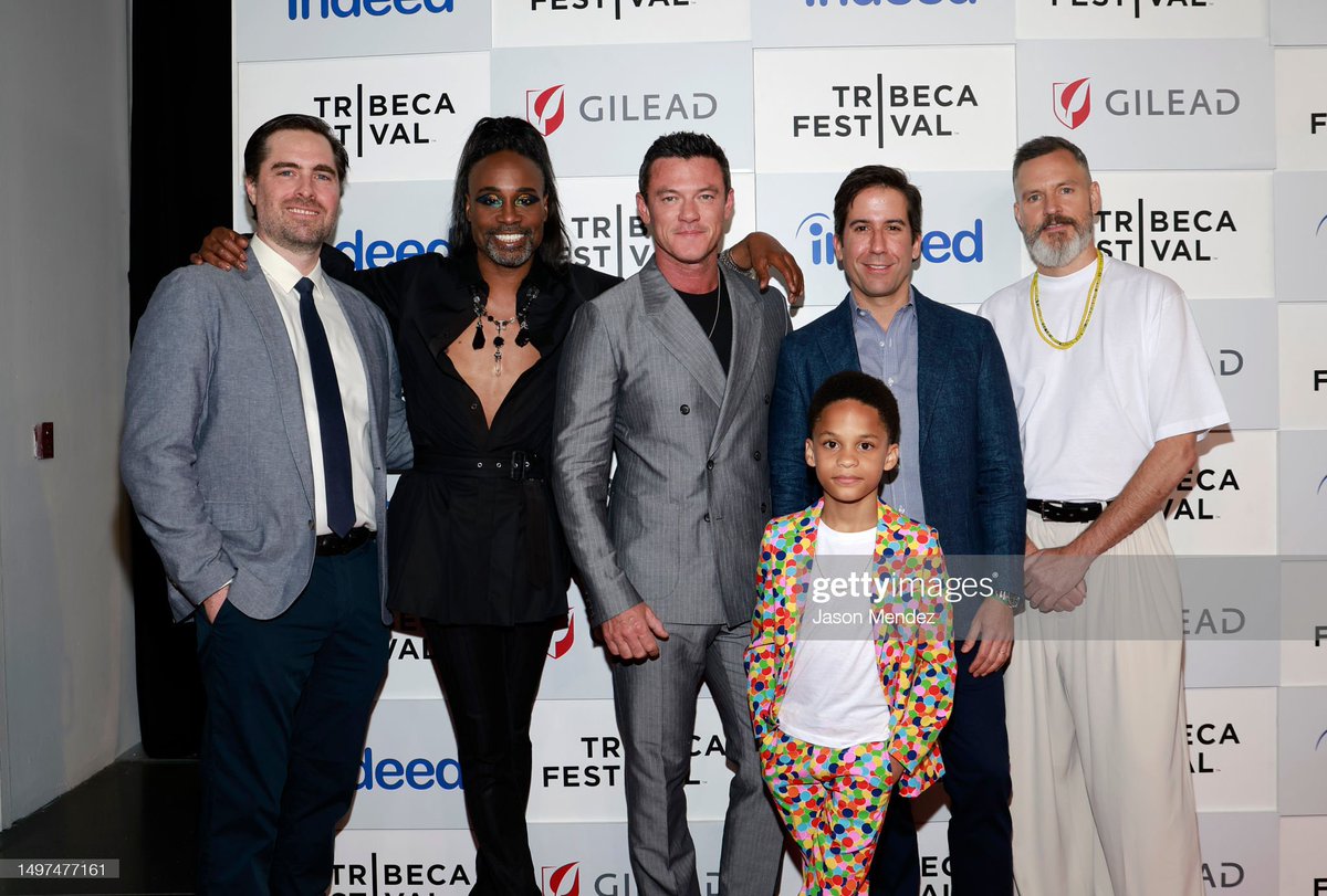 Eric Binns, #BillyPorter, #LukeEvans, Christopher Woodley, Fernando Loureiro, & #BillOliver attend the 'Our Son' premiere during the 2023 #Tribeca Festival at Spring Studios on June 10, 2023 in New York City. (Photo by Jason Mendez/Getty Images for Tribeca Festival)
#oursonmovie
