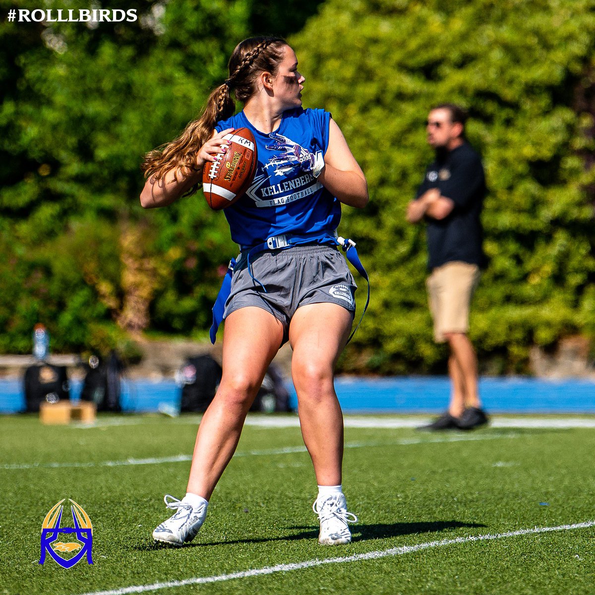 KbergAthletics's tweet photo. The first ever Girl's Flag Football Tournament was a big success!! Our lady firebirds went 3-1 in their 4 games. We look forward to what the future has in store! 🔥🐥🏈 @KMHSFootball 

#Firebirds #rollbirds #bleedblueandgold https://t.co/8VRGPR9g7N