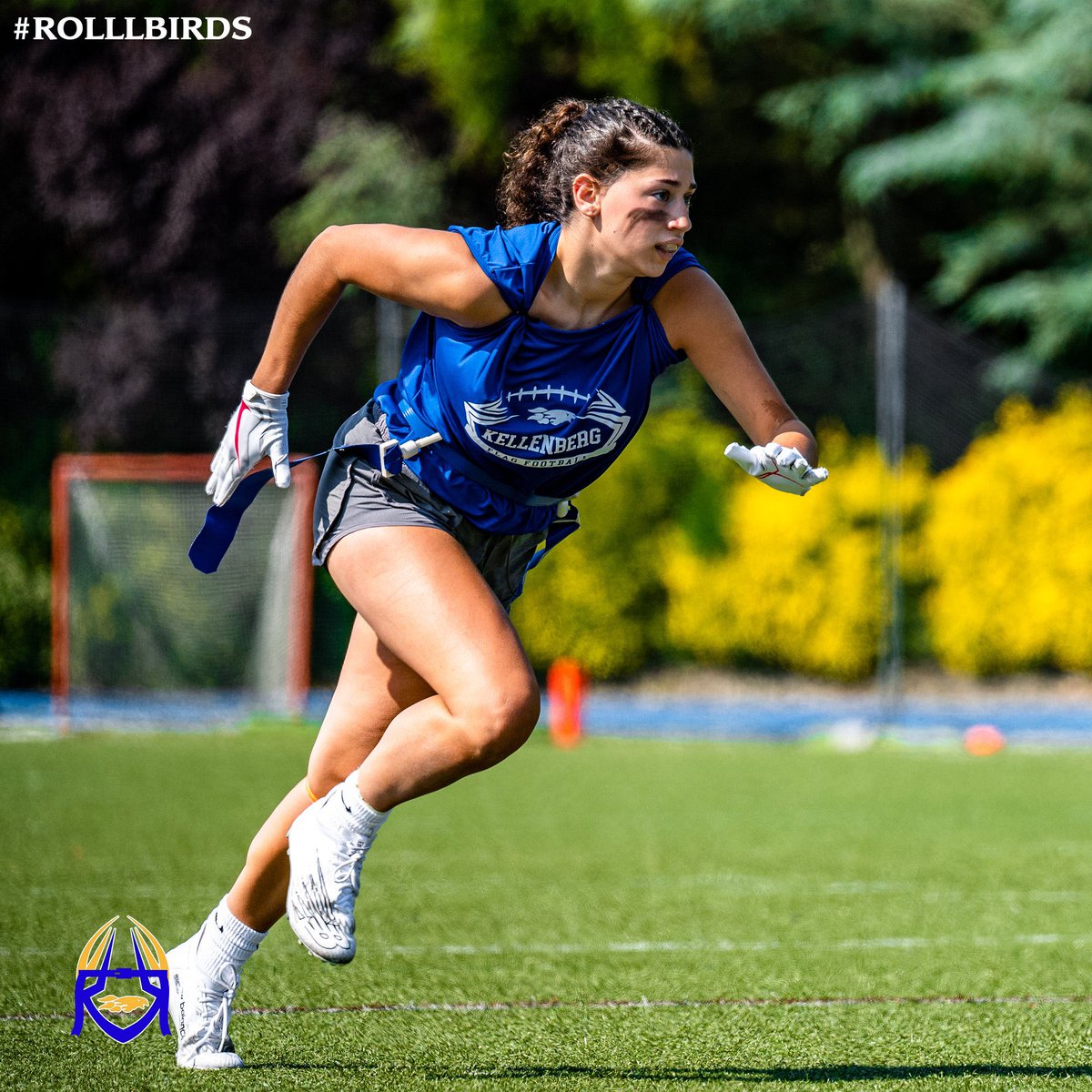 The first ever Girl's Flag Football Tournament was a big success!! Our lady firebirds went 3-1 in their 4 games. We look forward to what the future has in store! 🔥🐥🏈 <a href="/KMHSFootball/">Kellenberg Firebird Football</a> 

#Firebirds #rollbirds #bleedblueandgold