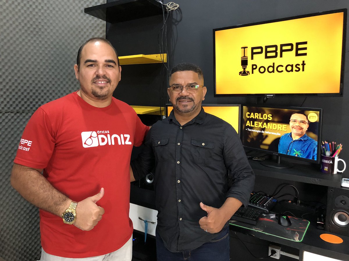 PbpeTv's tweet photo. PBPE Podcast com Carlos Alexandre, falando sobre Tecnologia da Informação ℹ️ 
@tiagopbpe 
Portal: https://t.co/aU4v7vatqB 
#pbpetv #pbpepodcast #paraiba #itambe #pedrasdefogo #ifpb #tecnologia #informatica #podcastpedrasdefogo #podcastitambe #educacao #robotica https://t.co/HoZitniaDA
