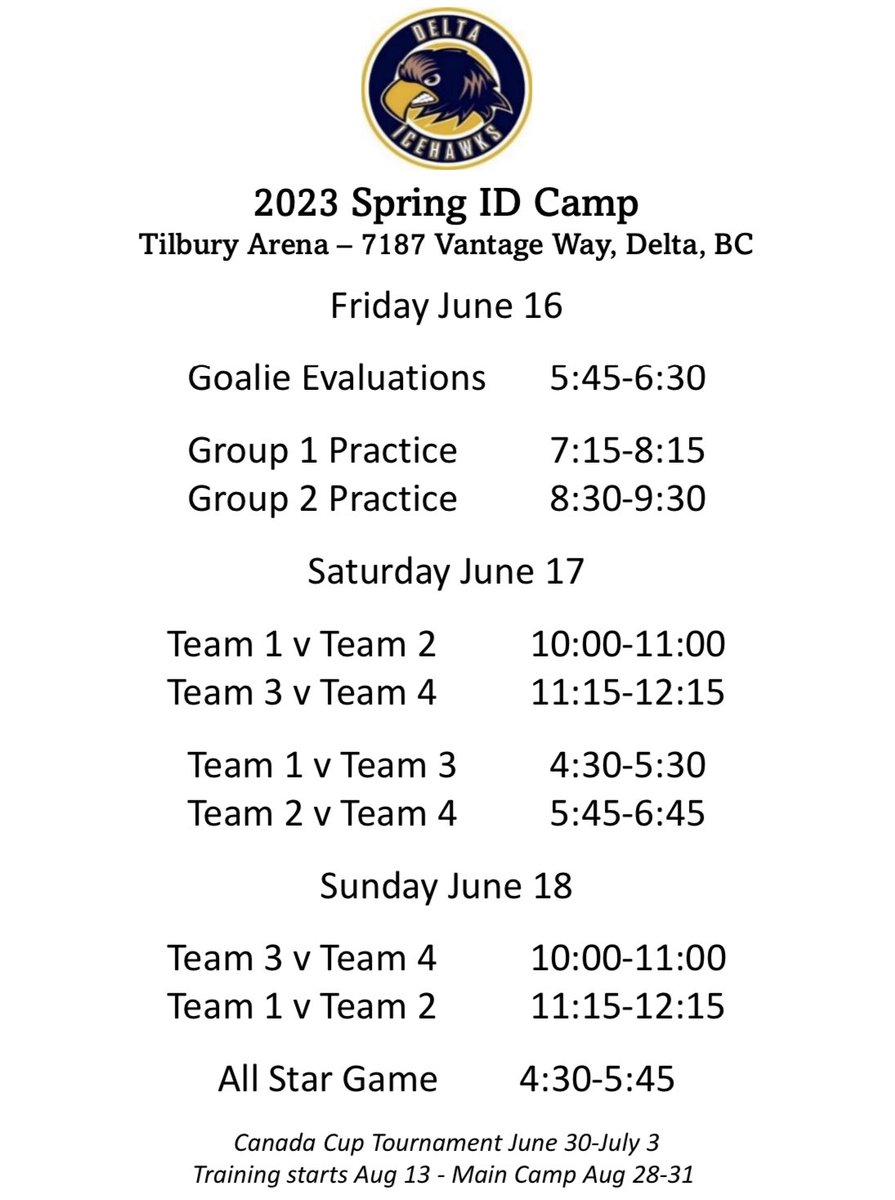 Delta Ice Hawks tweet media