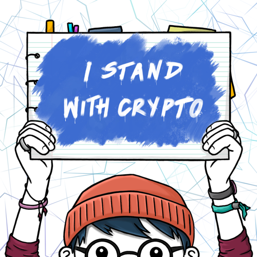 We are joining the the resistance! Who is going to join with us? All OG Pal and SolPal holders can now go 'Crypto up' their NFTs in our discord  👍📈💎
#standwithcrypto <a href="/coinbase/">Coinbase 🛡️</a> #solana $SOL #NFTs