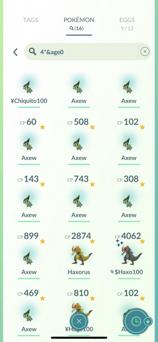 What a great day! Raiding with friends and looking for hundos in Zaragoza again. I almost forgot to play Pogo this way.

16 hundos, 1 shundo and 40 Articunos (i couldnt get the shiny 😭)

#PokemonGO #Axew