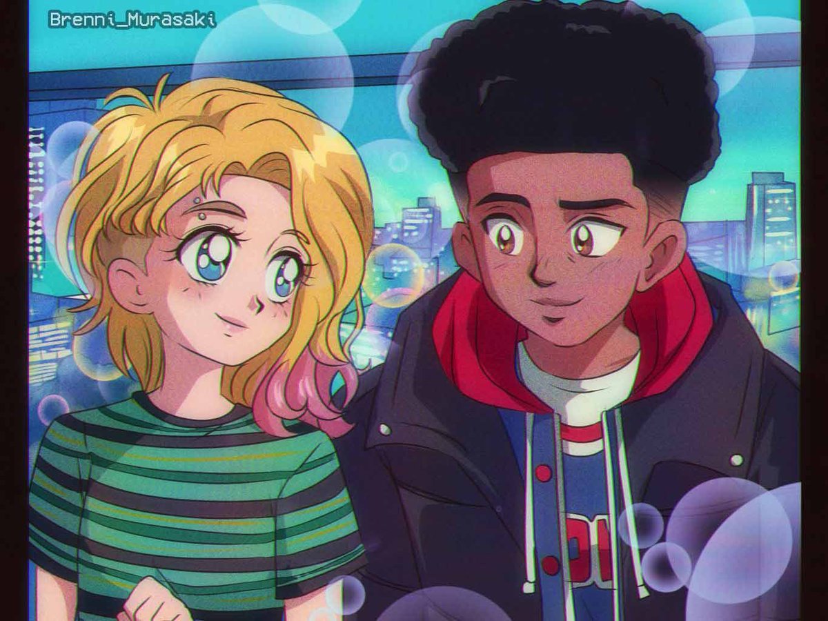 Gwen &amp; Miles ♥️
.
.
#SpiderMan #SpiderManAcrossTheSpiderVerse #MilesMorales #GwenStacy #clipstudiopaint #90sanimestyle