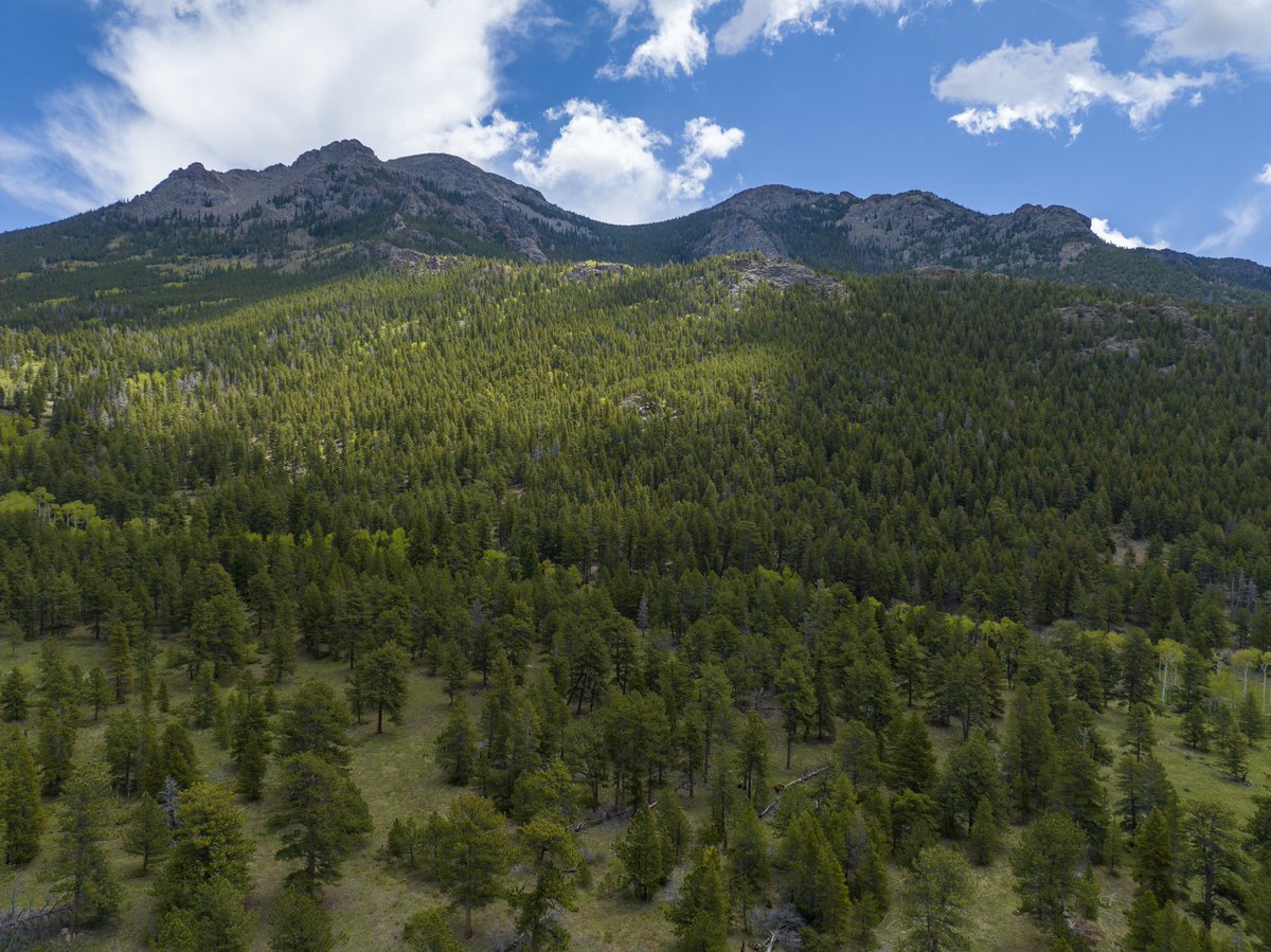 Flying in Estes Park, Colorado.