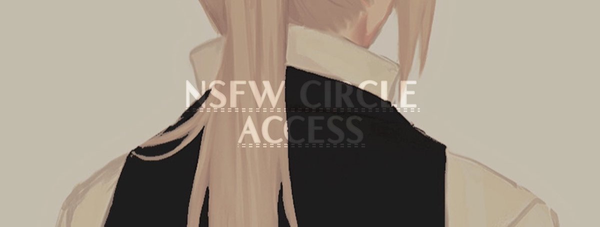 ⠀

interact   with   this   tweet   if
you   consent   to   be   added
to    my    nsfw    circle.    lewd.

no  minor  writers  or  muses.

⠀