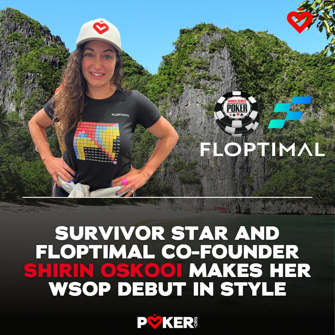 Tons of players are taking their shot at the WSOP, chasing that elusive gold bracelet 🏆

<a href="/theshirin/">Shirin “shireeen” Oskooi</a> is one of those players and is no stranger to competition. The two-time Survivor star and <a href="/floptimalpoker/">Floptimal</a> co-founder is in the thick of it at WSOP.

Note the PokerOrg gear...👀