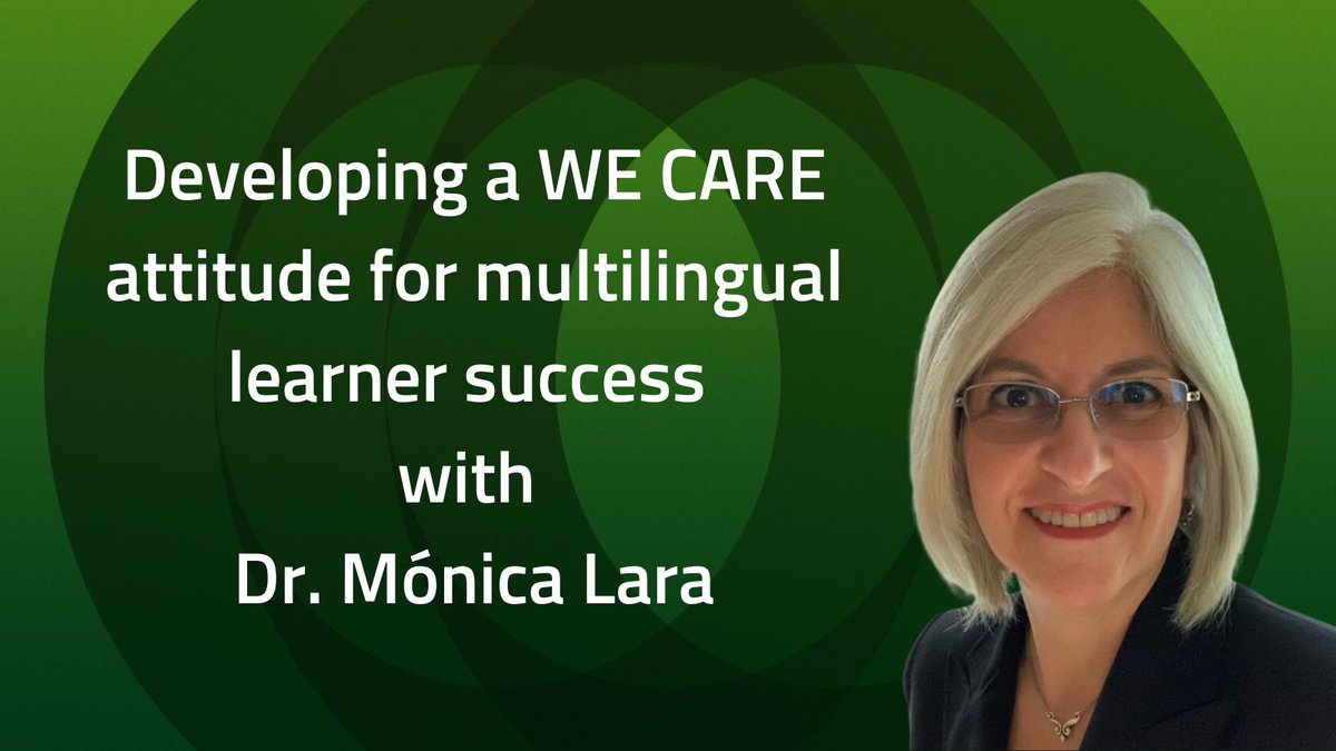 EllevationEd's tweet photo. Listen to this session with Dr. Mónica Lara that presents misunderstandings or perceived misconceptions that still prevail in many parts of the American school system. https://t.co/pF0e3JlEkC
#EdTech #MLL #MultilingualLearners #ELL https://t.co/9rNkB0bzca