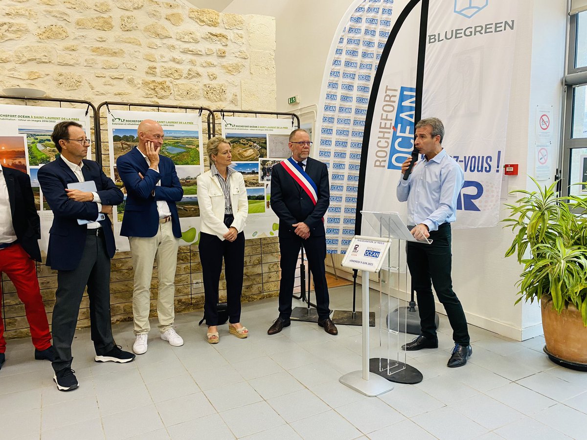 RomainMabit's tweet photo. Vendredi 9 juin 2023, journée officielle pour célébrer l’inauguration des nouvelles infrastructures du Golf de Rochefort-Ocean.
@GolfsBluegreen @MediaGolfClub @ffgolf @GolfPlanete https://t.co/PqnpkyAS2I