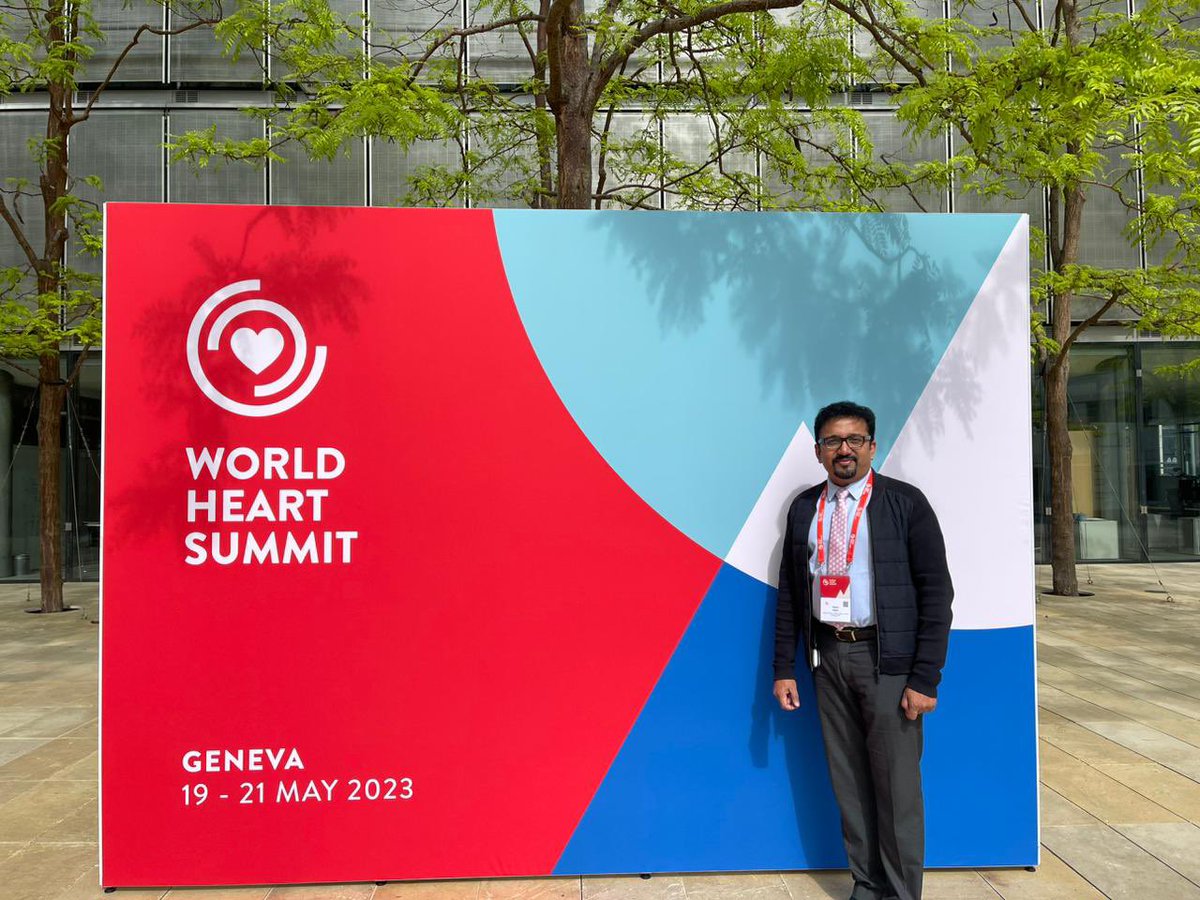 Last month, I had the privilege of attending the World Heart Summit in Geneva, Switzerland . As Chairman of the Board of Governors @ACCINDIA, I was honored to collaborate with global experts on cardiovascular health, organized by @worldheartfed & @WHO. #WorldHeartSummit #WHF #WHO