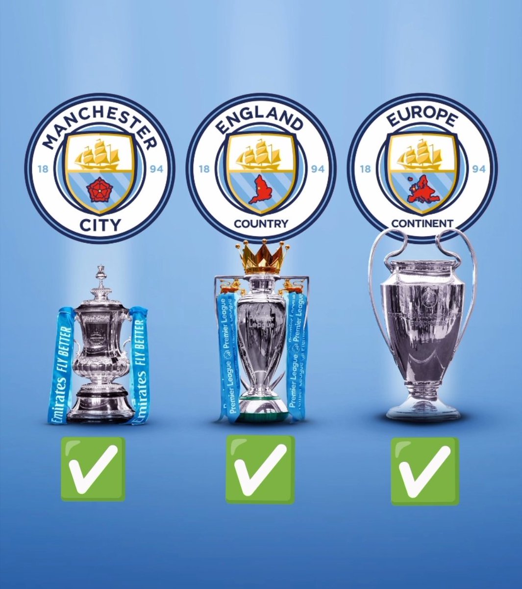 SiaranBolaLive's tweet photo. FT #UCLfinal    
Man City 1-0 Inter
⚽️ Rodri 68'

MANCHESTER CITY JUARA CHAMPIONS LEAGUE 2023
MANCHESTER CITY TREBLE!! https://t.co/BSS7iDaq98