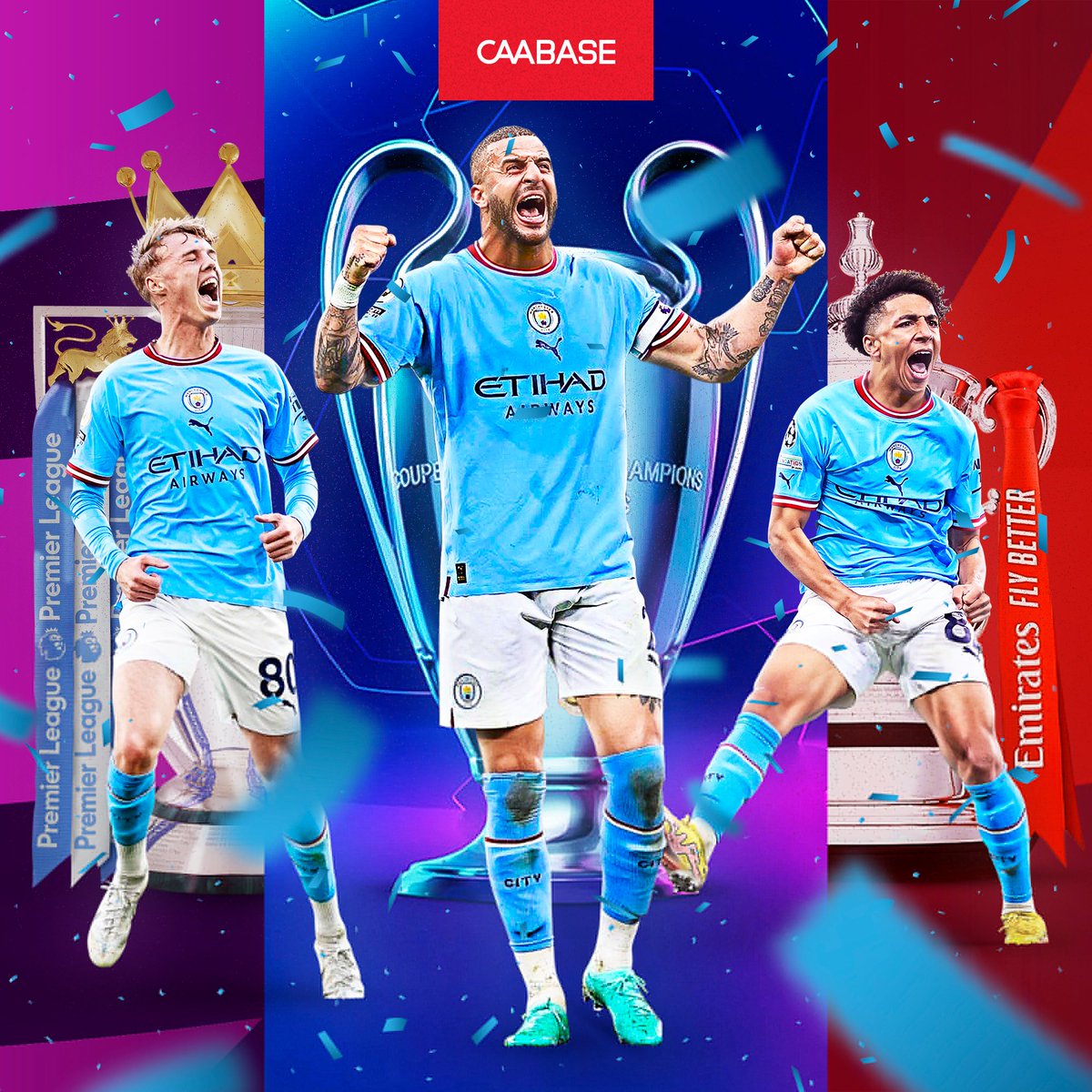 Greatness unlocked. Legends created.

Huge congratulations to <a href="/kylewalker2/">Kyle Walker</a>, Cole Palmer and Rico Lewis on securing the treble for Manchester City in Istanbul with the club's first ever Champions League crown.

🏆🏆🏆
