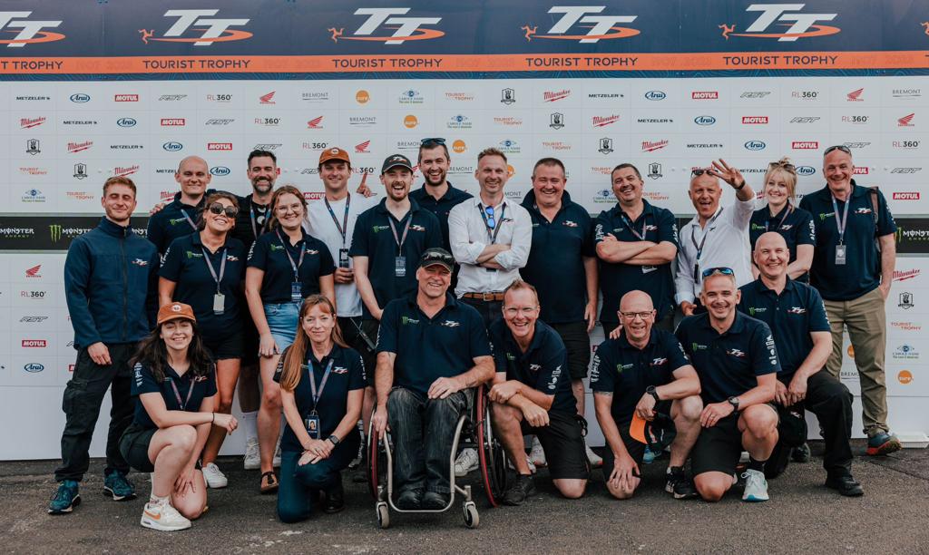 The 17th TT I've worked on done and dusted. Best thing about it is always the brilliant people I get to work alongside, just a few of which are in this picture. Thought's remain with Raul's family tonight. Thank you to everyone who contributed to TT23 x