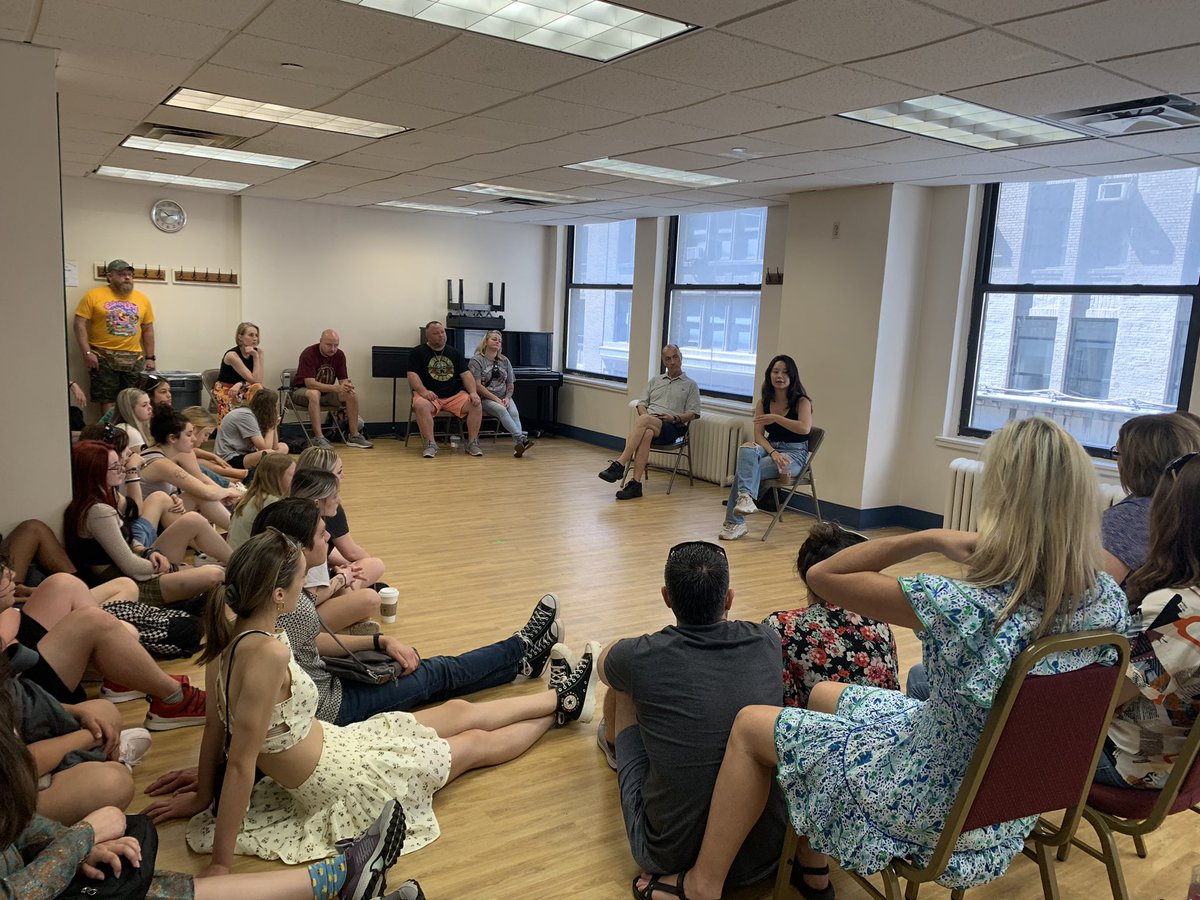 Emfarnham's tweet photo. So grateful our trip to NYC was such a success!! 5 incredible Broadway shows, tasty food, cool sights, and wonderful group of students and parents! Thanks @abbyrose_m for the insightful Q&amp;A and break all the legs at the Tonys on Sunday. https://t.co/4AmCdSqbNU