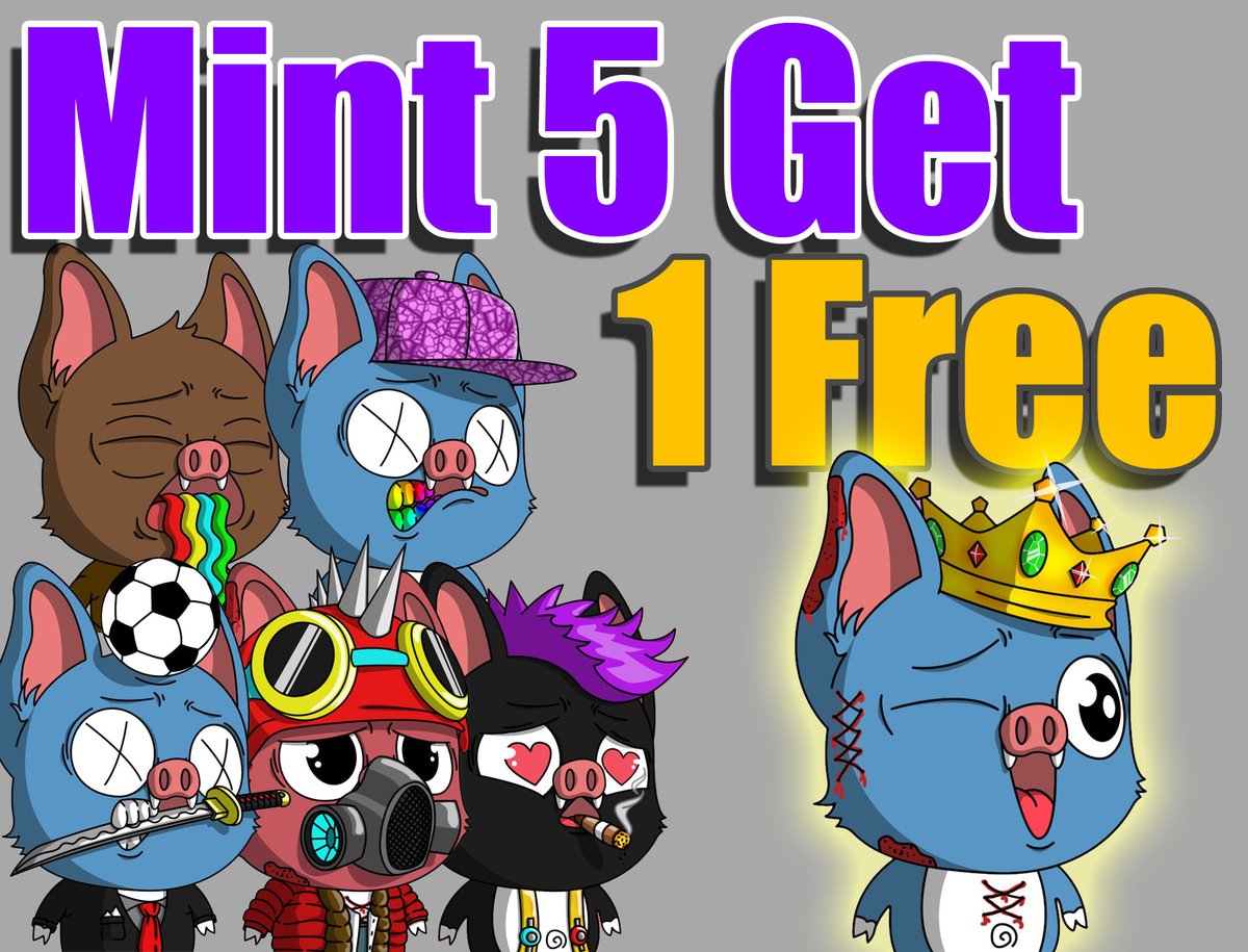 PolyPenguineon's tweet photo. 🍀FREE NFT GIVEAWAY #2🍀

🎁Reward :Random Wonder Boar🎁

🚀Mint Website : https://t.co/t1sfOjaYdm

📌Rules
✅RT
✅Follow
✅Tag Anyone
✅Drop Your Address

⏳2 Winner will be pick after 48 hours
#NFTGiveaway #NFTs #nftdrop #NFT #NFTshill  #NFTart #NFTartwork #Pepe #NFTCommunity https://t.co/9M7MR8nopl
