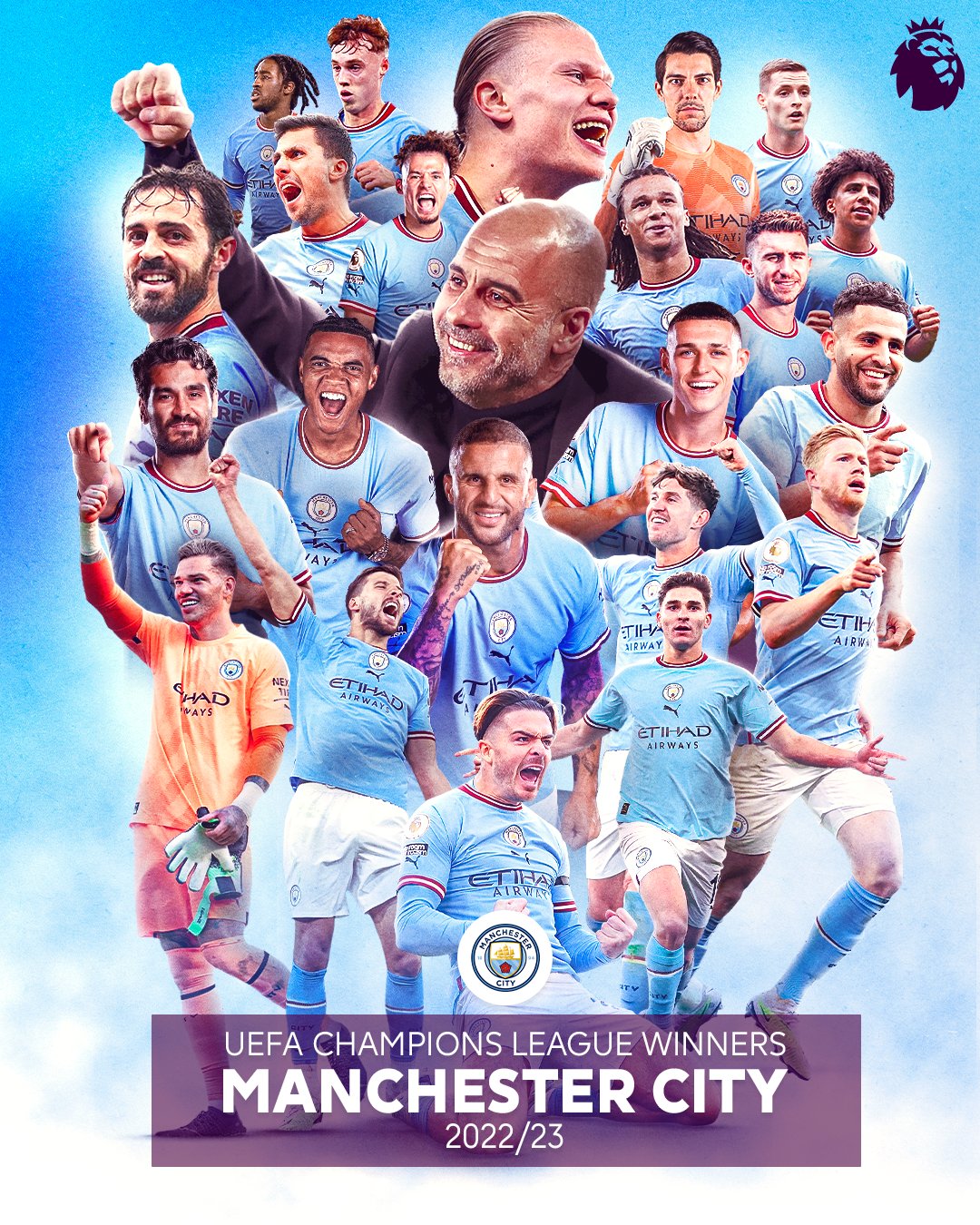 Manchester City na Champions 22/23: relembre a campanha