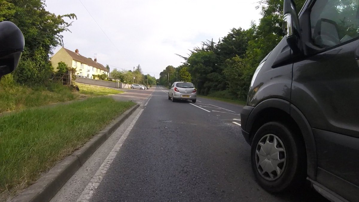 CyclingDown's tweet image. Todays #ClosePass award goes to Ford  CSZ2329  #MyHero The car wasn’t exactly giving me much room but if the van window was open I could’ve reached in and changed gears for the tool. Totally uncalled for especially as I’d just done a 5 minute threshold effort 😤