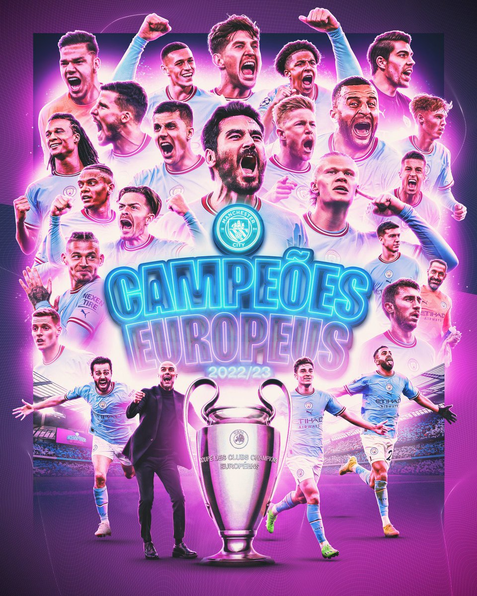 tmdqa's tweet photo. Manchester City levou a Champions League! 

E agora, @liamgallagher, a reunião do Oasis vem?! 🤔 

#UCLfinal https://t.co/prdAXeCEP8