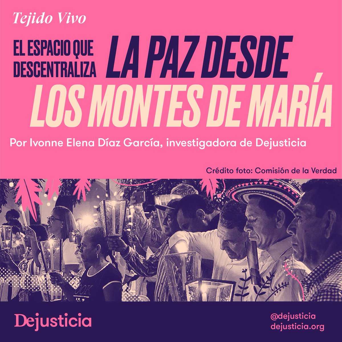 #TejidoVivo 🏳️El Espacio Regional de Construcción de Paz de los Montes de María por más de 10 años ha logrado tejer lazos de afecto y confianza comunitaria. Aquí contamos su historia 🧵. 
dejusticia.org/el-espacio-que…