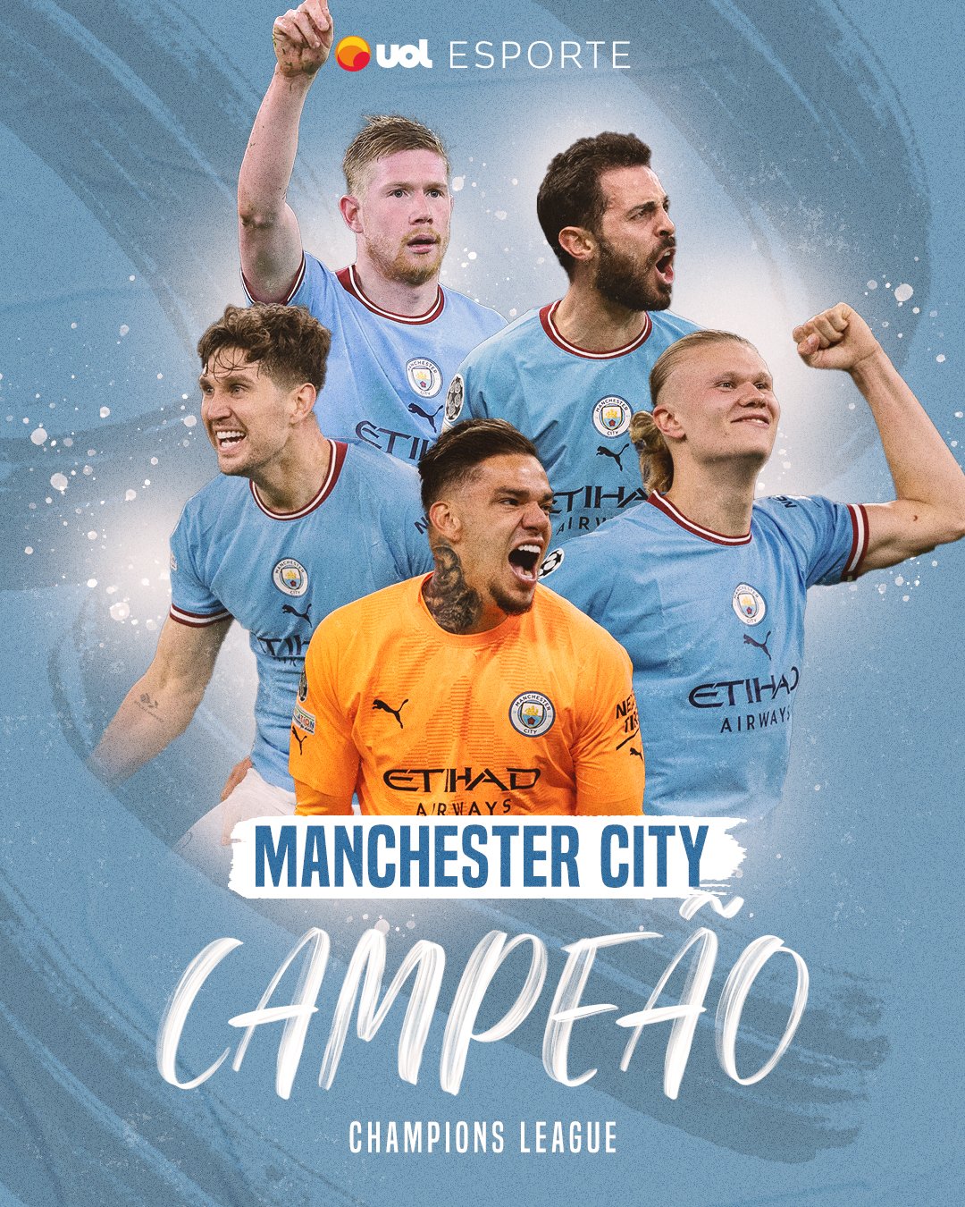 Manchester City é CAMPEÃO da UEFA Champions League 2023!!! : r/futebol