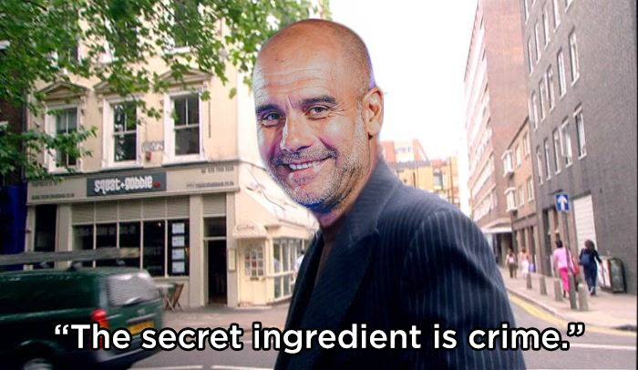 "Congratulations Pep you’ve successfully completed the treble. So tell us, what goes into making one of the most successful teams this country has ever seen?"

Pep:
