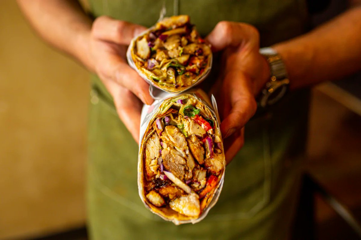Bet you stopped scrolling... Spicy Chicken Kebab Wrap