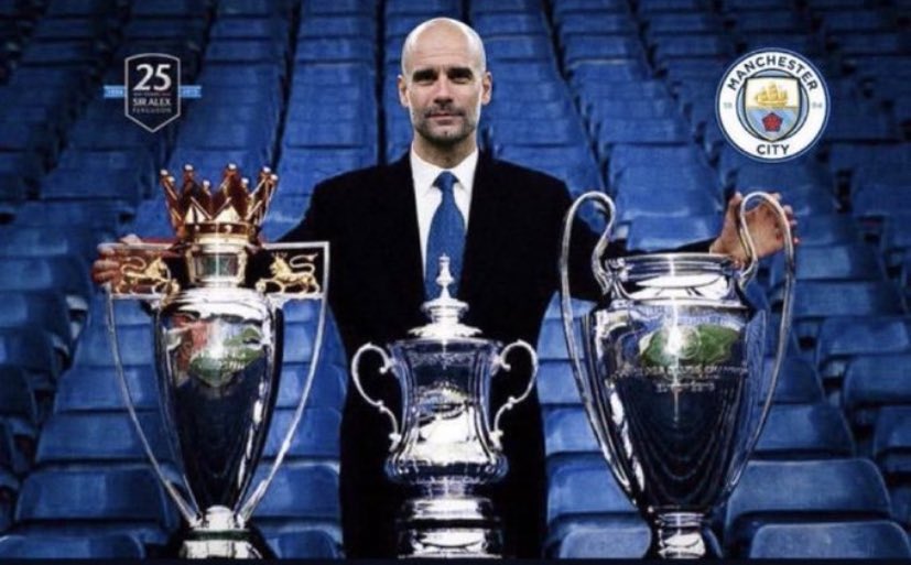 موسم للتاريخ ينصف افضل مدرب في التاريخ :
#جوارديولا 
الف مبروك لـ مانشستر سيتي وعشاقه بطوله مستحقه .. 
#UCLfinal 
#دوري_الابطال