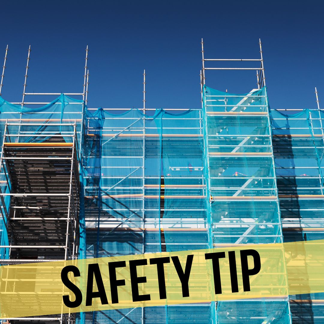 Always hang nets when working from heights to keep your team safe. 👷  #SafetyTips