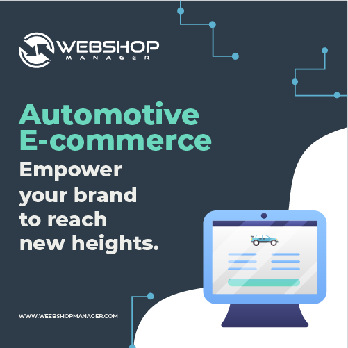 In the competitive automotive industry, standing out from the crowd is essential.
 Let Web Shop Manager be your partner in amplifying your brand 👉 bit.ly/43Rh5k8 
#ecommercetips #ecommerce #digitalstrategy #digitalmarketing #automotiveecommerce