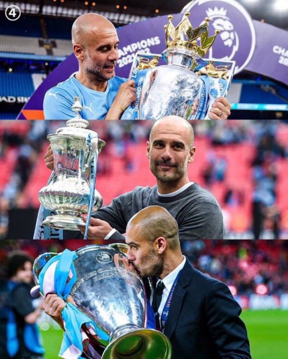 _AdrianSnchz's tweet photo. El mejor entrenador de la historia. 
35 títulos 
2 tripletes 
Don Josep Guardiola i Sala https://t.co/IMVaDBsBXl