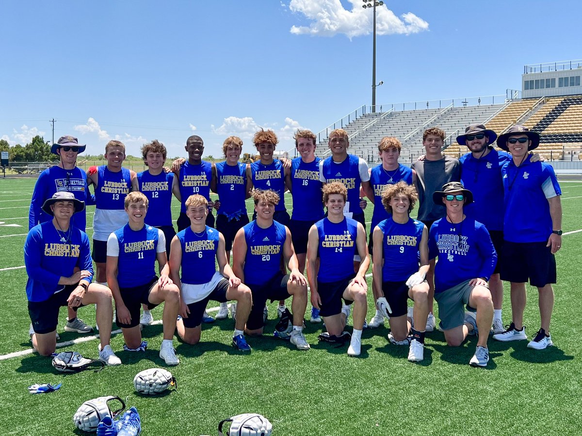LCEagleFootball's tweet photo. 🚨First time in school history🚨

Lubbock Christian qualifies for the @dctf STATE 7 on 7 tournament! With an enrollment of 140, Eagle Football will take on some of the top 4A programs in Texas! #hoosiers #davidvsgoliath 

@pchristy11 @arielle_schafer @StanSmithTV https://t.co/abpT5bqNVn