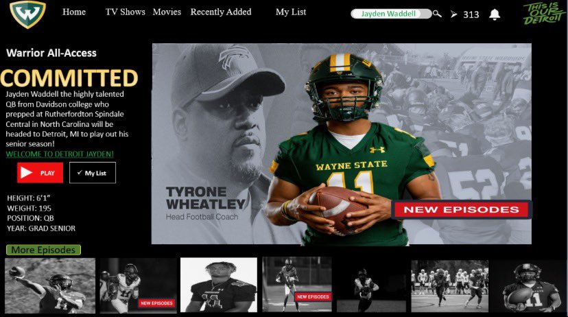 Thanking God for another opportunity.. 313 we locked in🔒 <a href="/WSUWarriorFB/">Wayne State Football</a> @Coach_Rob_WSU <a href="/CoachDeMasi/">Russell DeMasi</a>