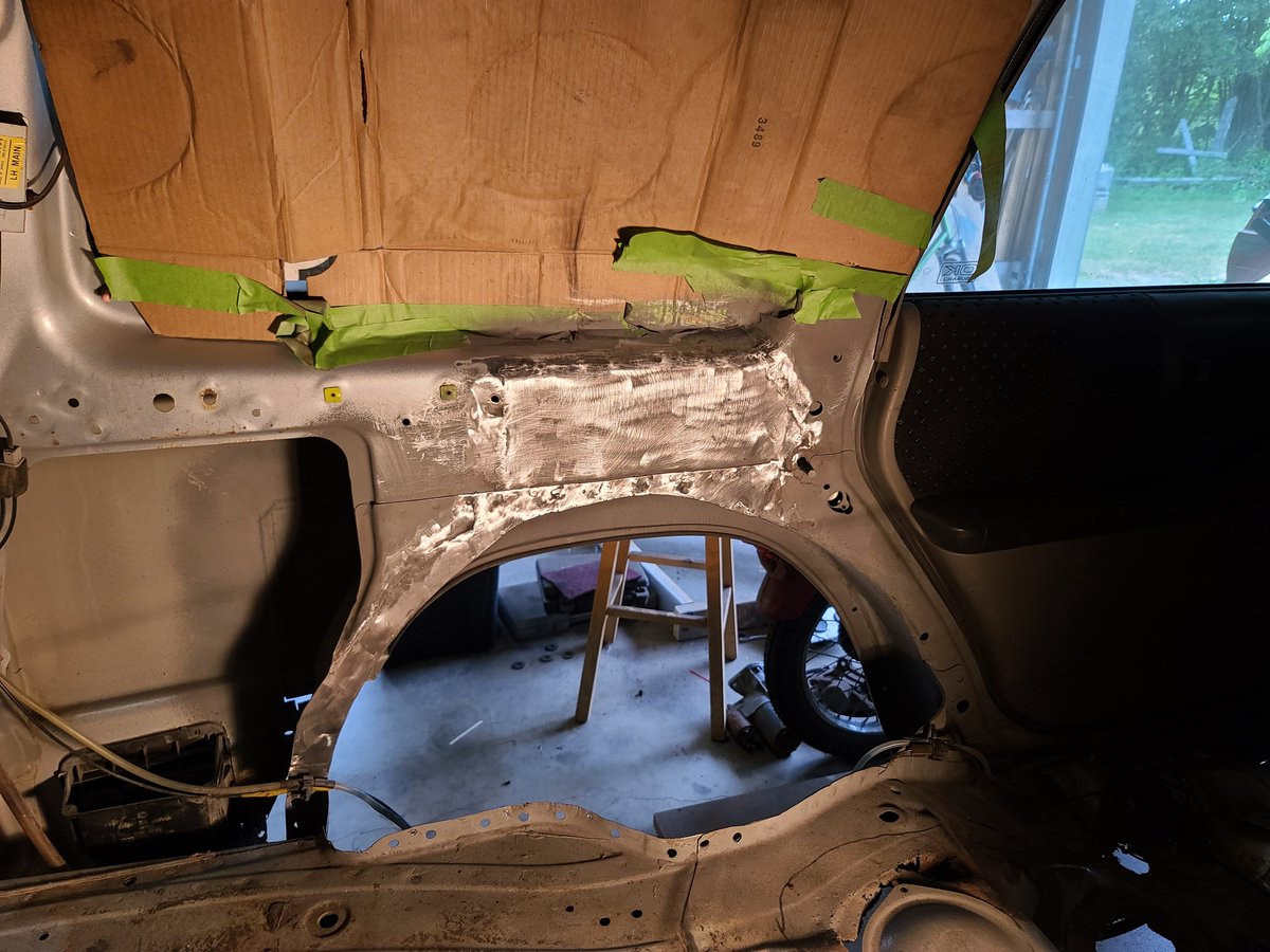 Ellie on Twitter "More forester welding ). Driver's side inner