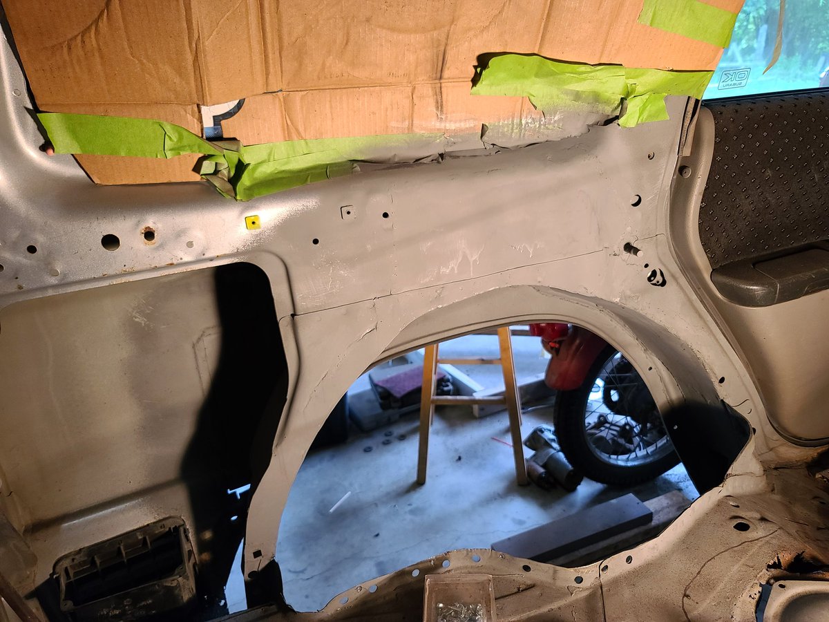 Ellie on Twitter "More forester welding ). Driver's side inner