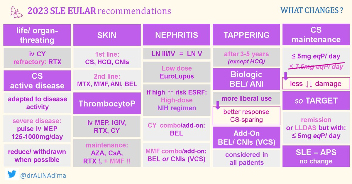 #SLE #Lupus #EULAR #Recommendations #EULAR2023